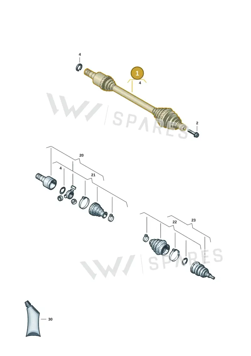 1ED407272B — SEAT CUPRA Tavascan (2023-) diagram 11a407020, position 1