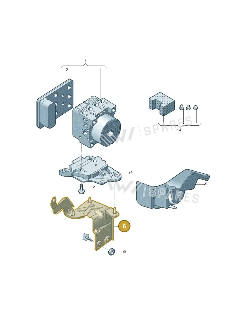 1ED614335 — Volkswagen ID.6 X (2021-) diagram 519614100, position 6