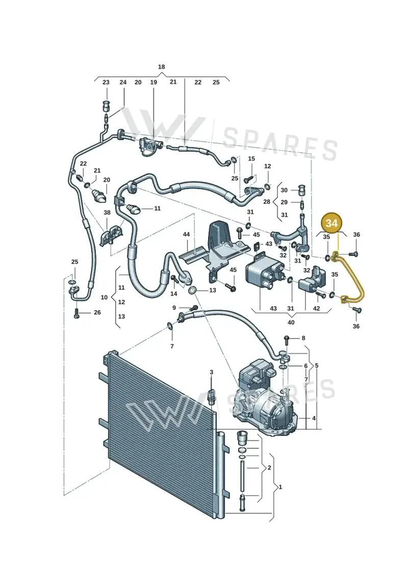 1ED816732 — Audi Q4 Sportback (2022-) diagram 89g260700, position 34