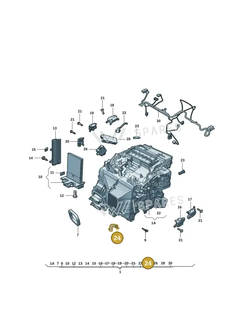 1ED820127A — Volkswagen ID.6 X (2021-) diagram 11d820300, position 24