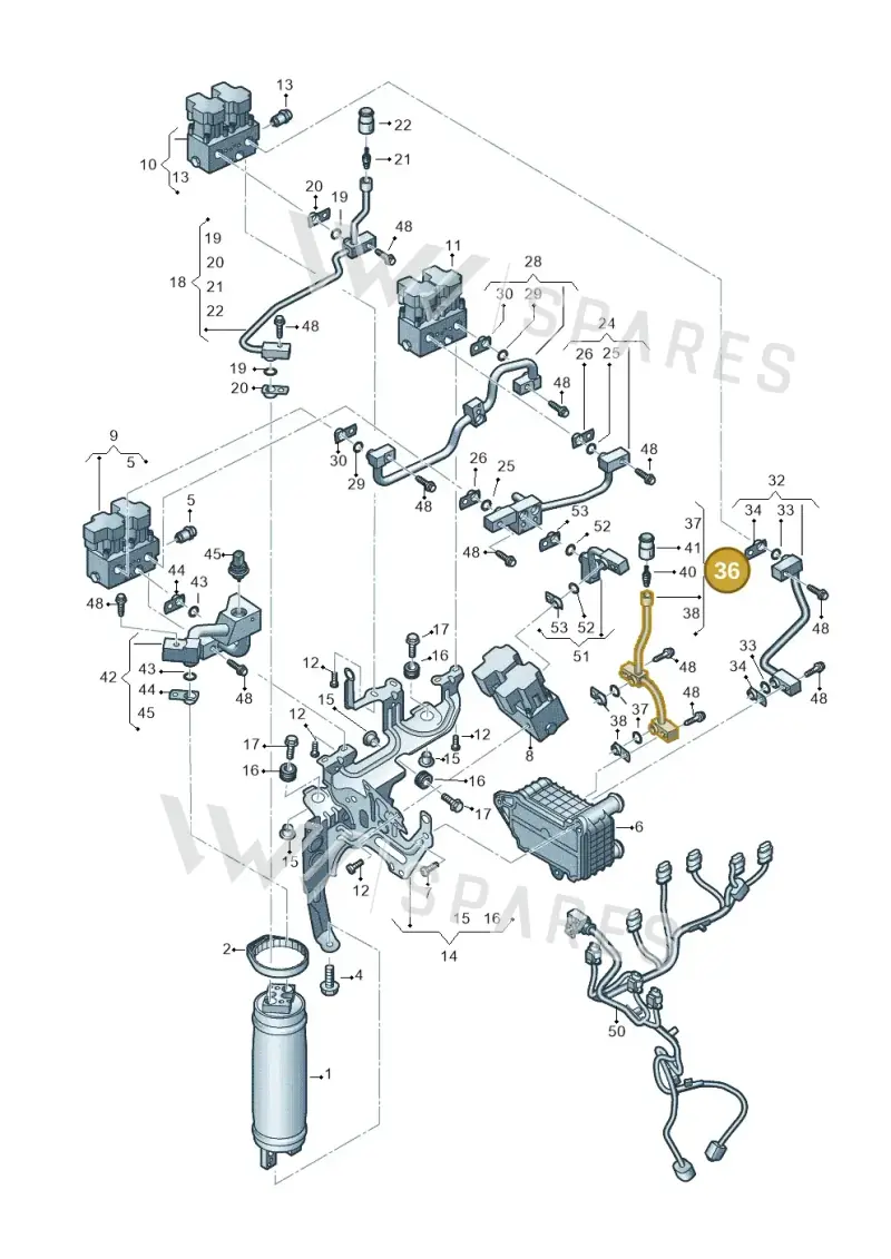 1EE816543 — Volkswagen ID.7 (2023-2025) diagram 89a260755, position 36