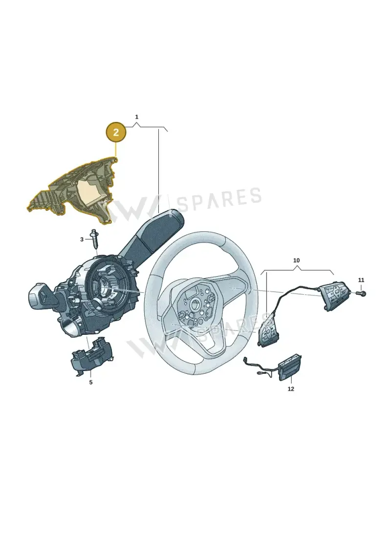 1EE953223 — Volkswagen ID.7 Limousine Pro (2023-) diagram 14b953500, position 2