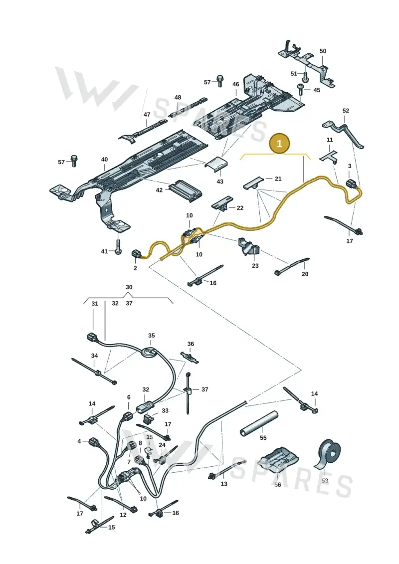 1EE971398B — Volkswagen ID.7 (2023-2025) diagram 14b970100, position 1