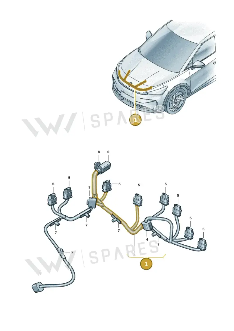1EE971657 — SEAT CUPRA Tavascan (2023-) diagram 11h971500, position 1