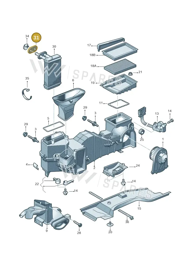 1H0819019 — Volkswagen New Beetle             06> (2005-) diagram 194819200, position 31