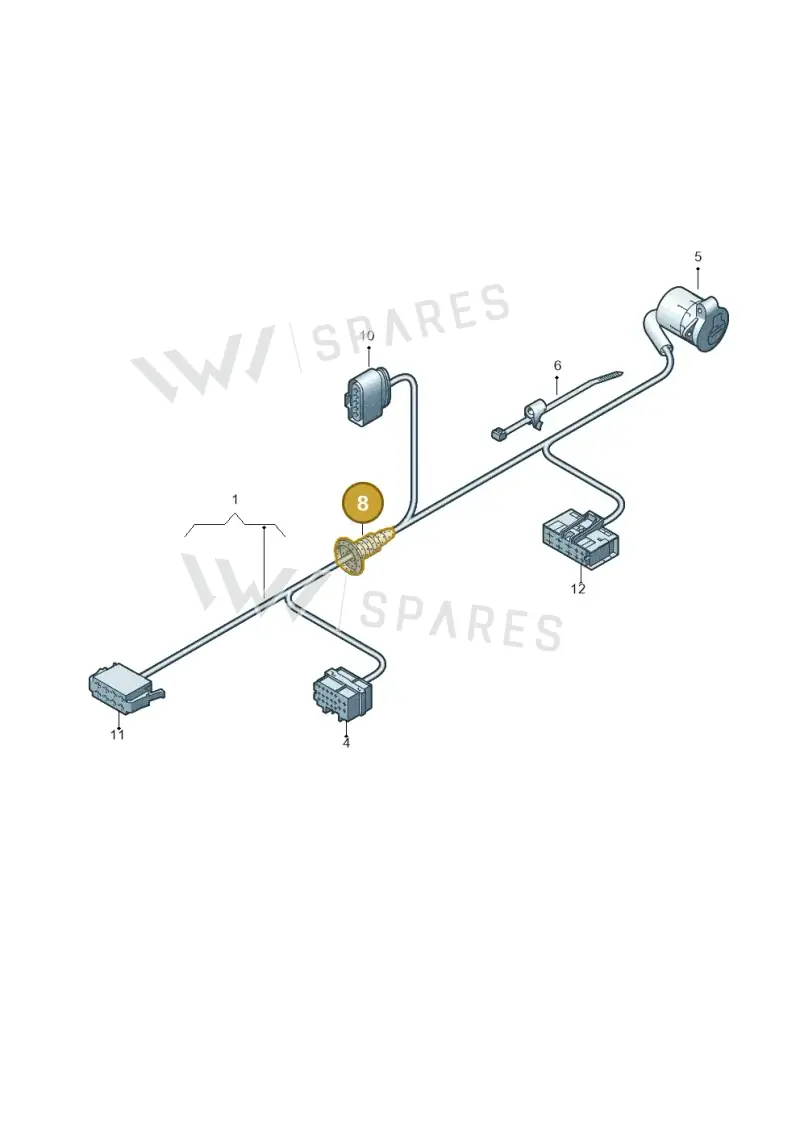 1H0971840 — Volkswagen Sharan (2015-2022) diagram 689972850, position 8