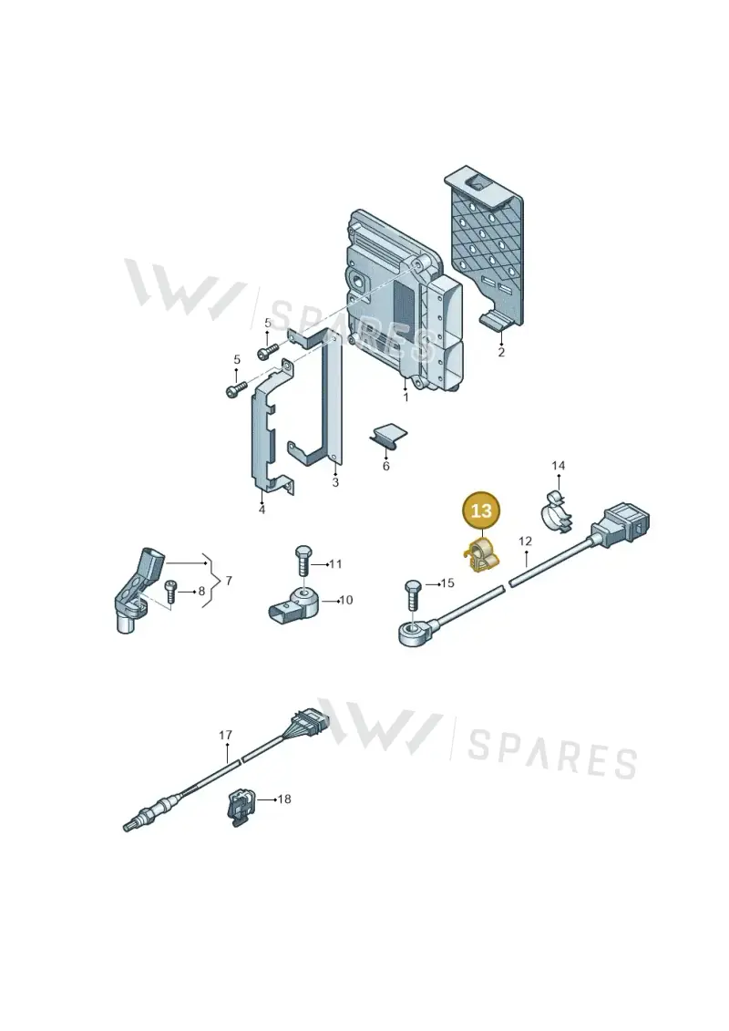 1H0971847A — Audi A1 Sportback (2010-2015) diagram 708906000, position 13
