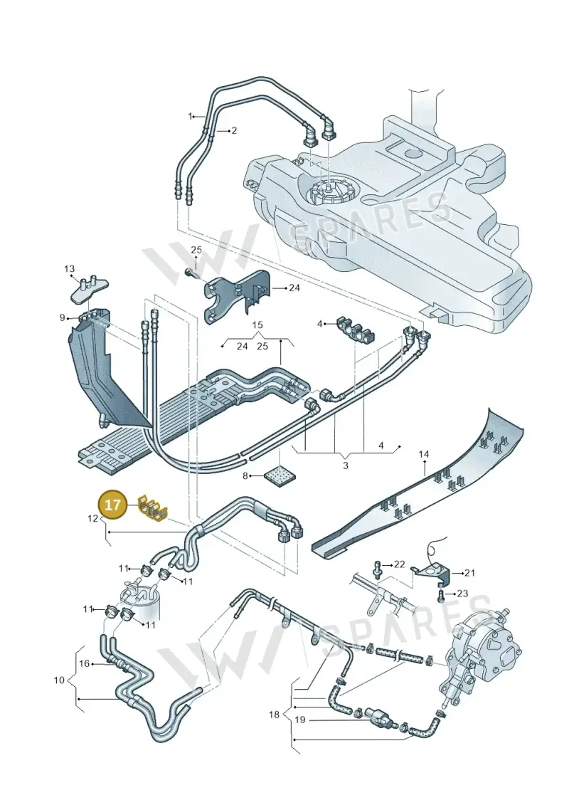 1J0130325 — Volkswagen New Beetle             06> (2005-) diagram 194201260, position 17