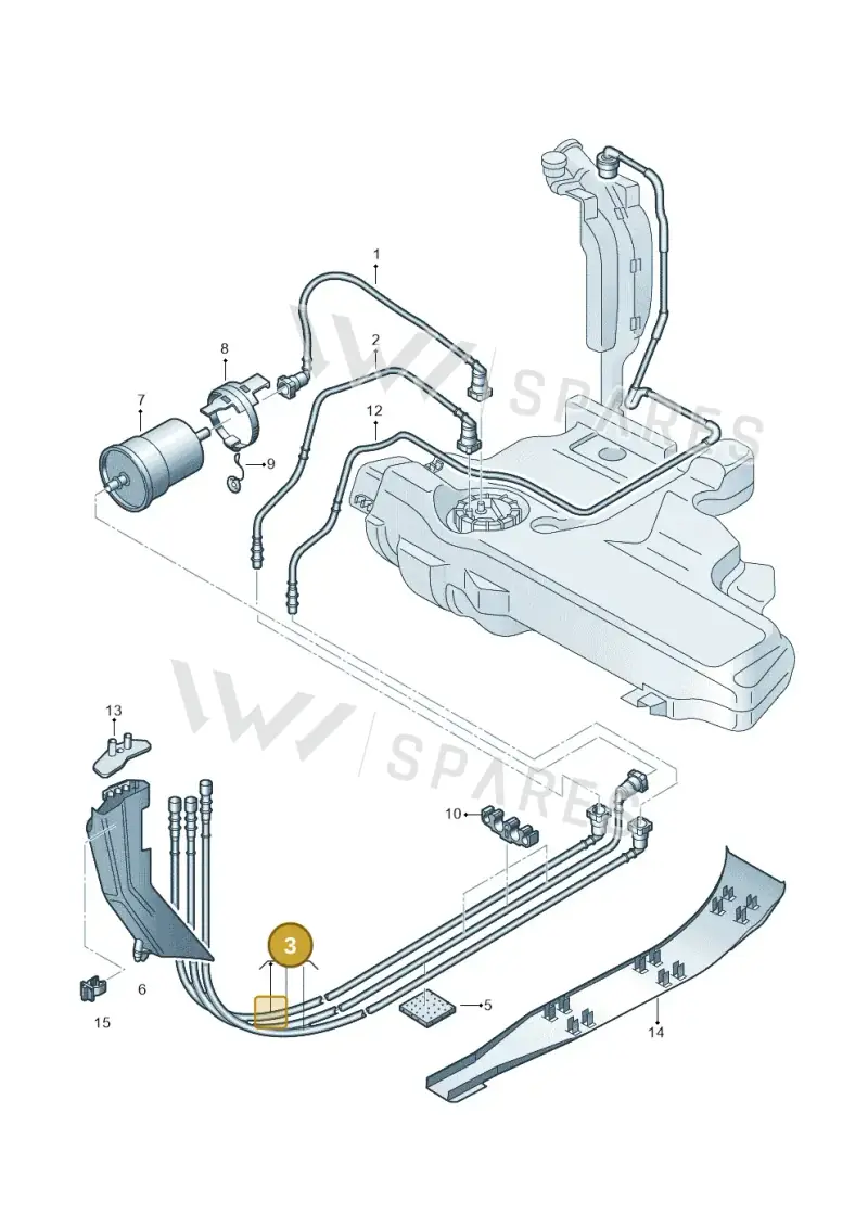 1J0200059L — Volkswagen New Beetle             06> (2005-) diagram 194201400, position 3