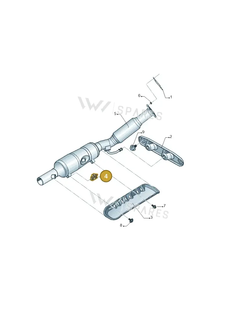 1J0253270A — Volkswagen Jetta 2.0 (2015-2015) diagram 449253620, position 4