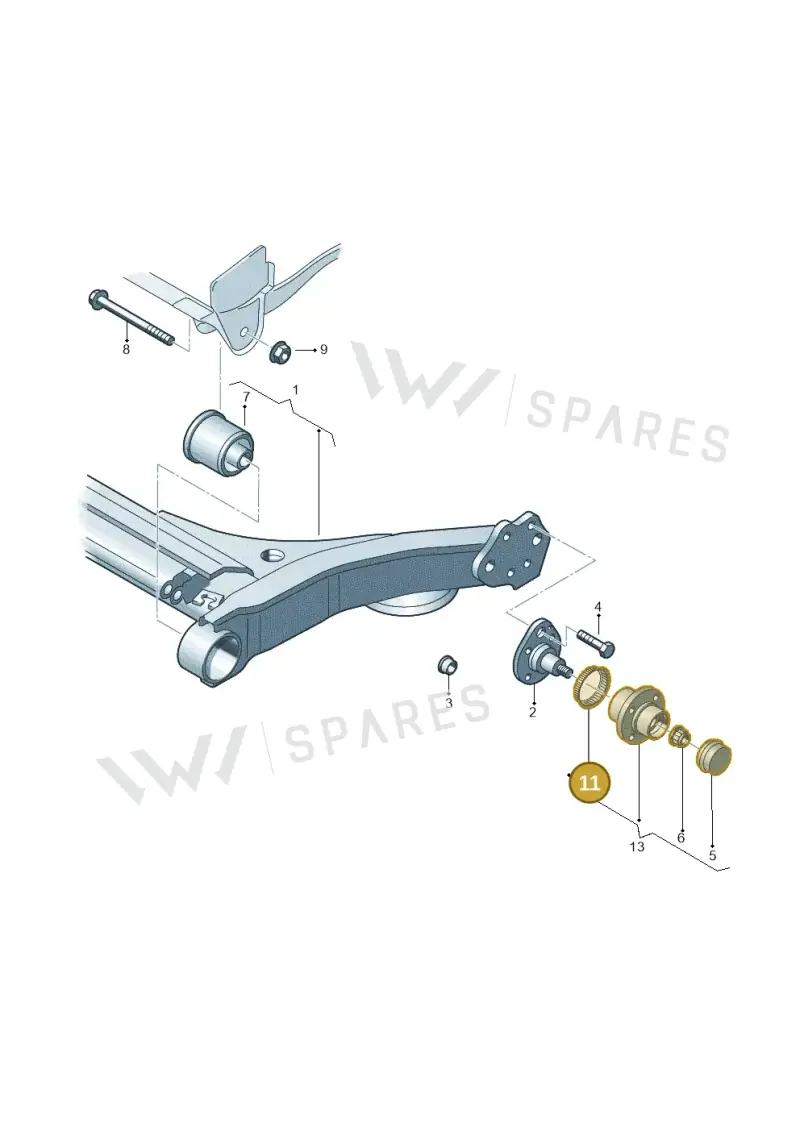 1J0614149 — Volkswagen LUPO/3L TDI (2003-2005) diagram 441500200, position 11