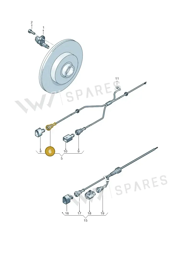 1J0906102 — Volkswagen Amarok twin cab (2022-) diagram 861927000, position 6
