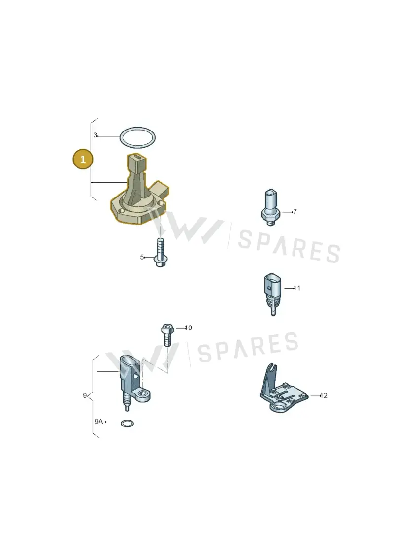 1J0907660F — Volkswagen Beetle (2016-2019) diagram 789919040, position 1