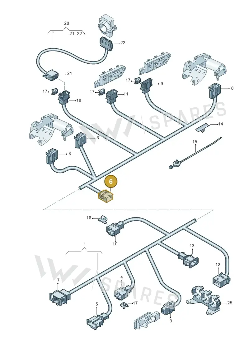 1J0937723B — Audi A8/S8/qu. lang    08> (2007-) diagram 291972800, position 6