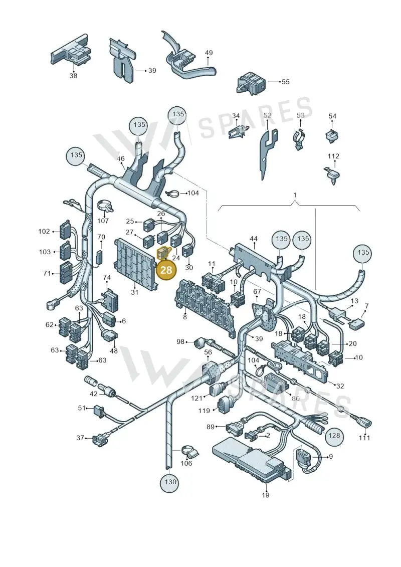 1J0937743B — Volkswagen New Beetle             06> (2005-) diagram 201971800, position 28