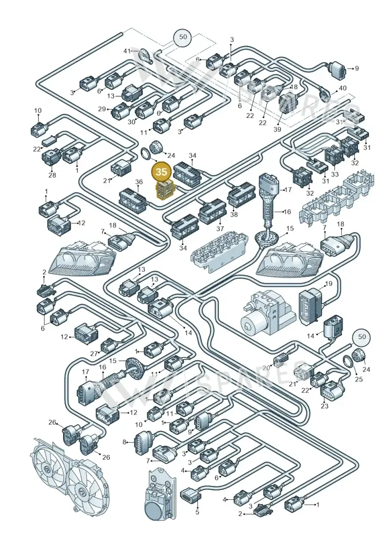 1J0937743B — Audi A8/S8/qu. lang    08> (2007-) diagram 291971810, position 35