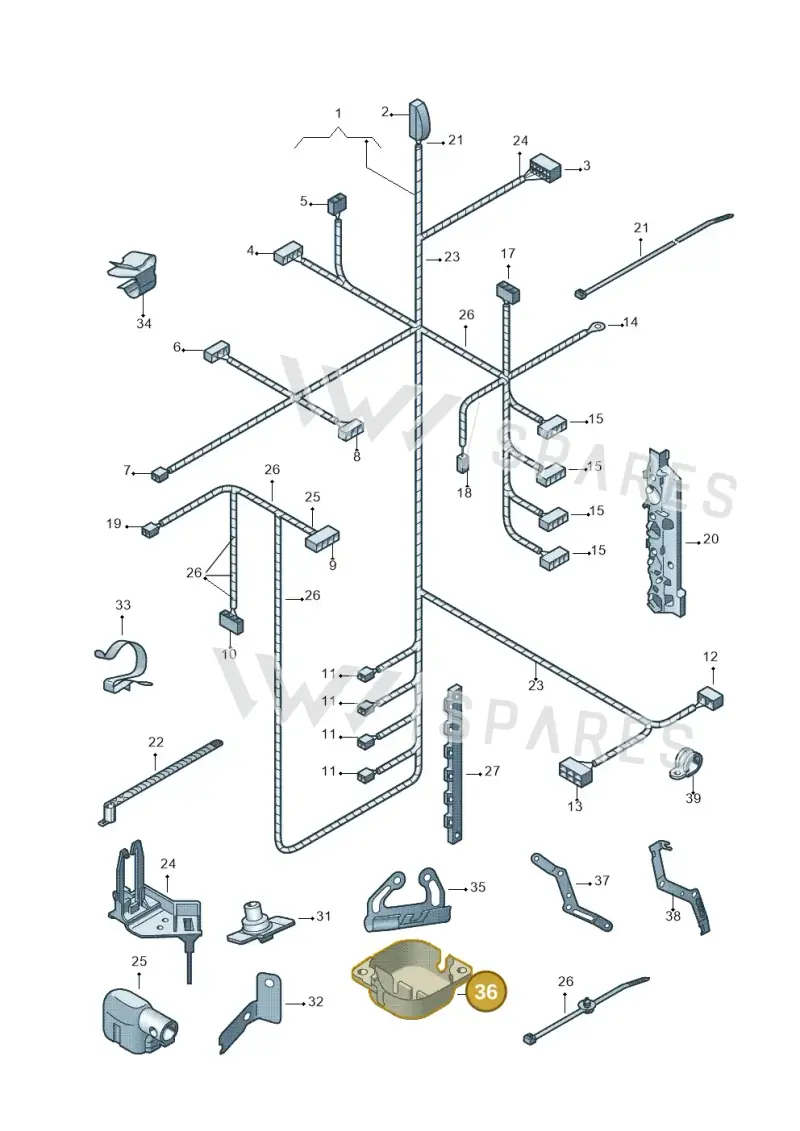 1J0971830P — SEAT Ibiza (2012-) diagram 481971080, position 36