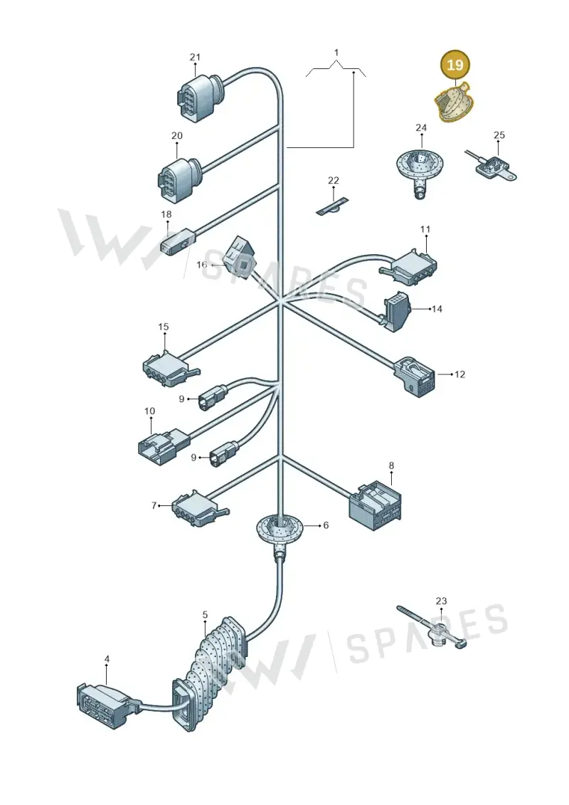 1J0971903 — Volkswagen Amarok twin cab (2022-) diagram 683972330, position 19