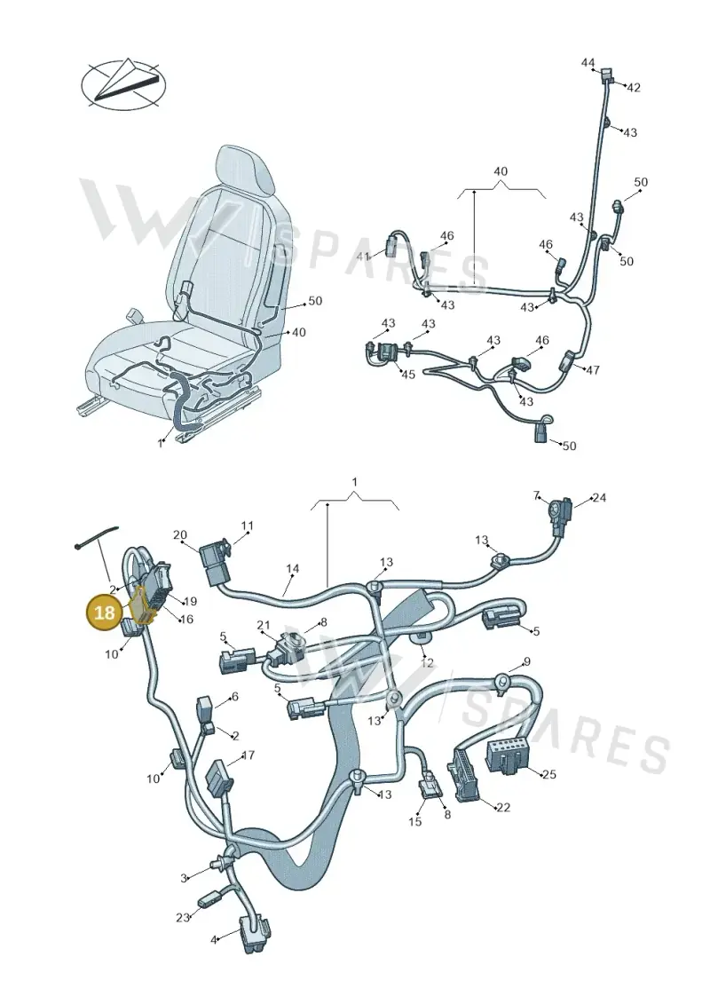 1J0972723 — Volkswagen Amarok twin cab (2022-) diagram 793972270, position 18