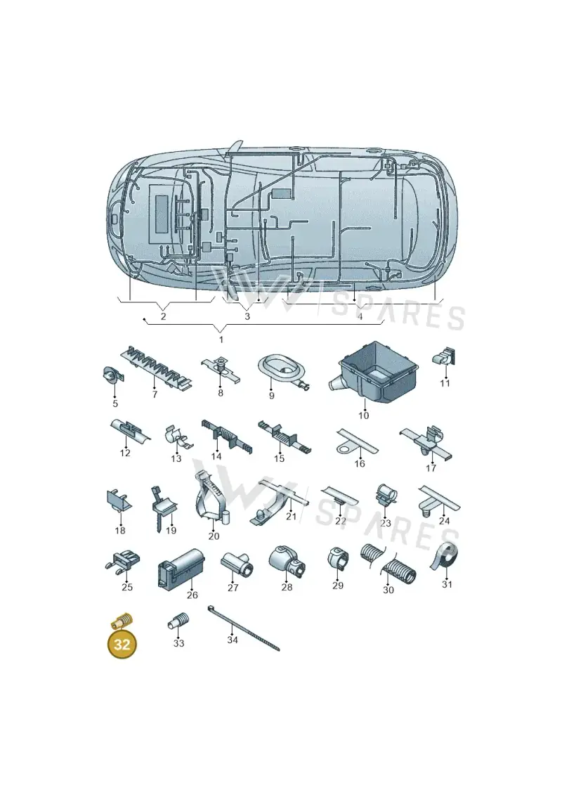 1J0972741A — SEAT Altea XL (2013-) diagram 418971810, position 32