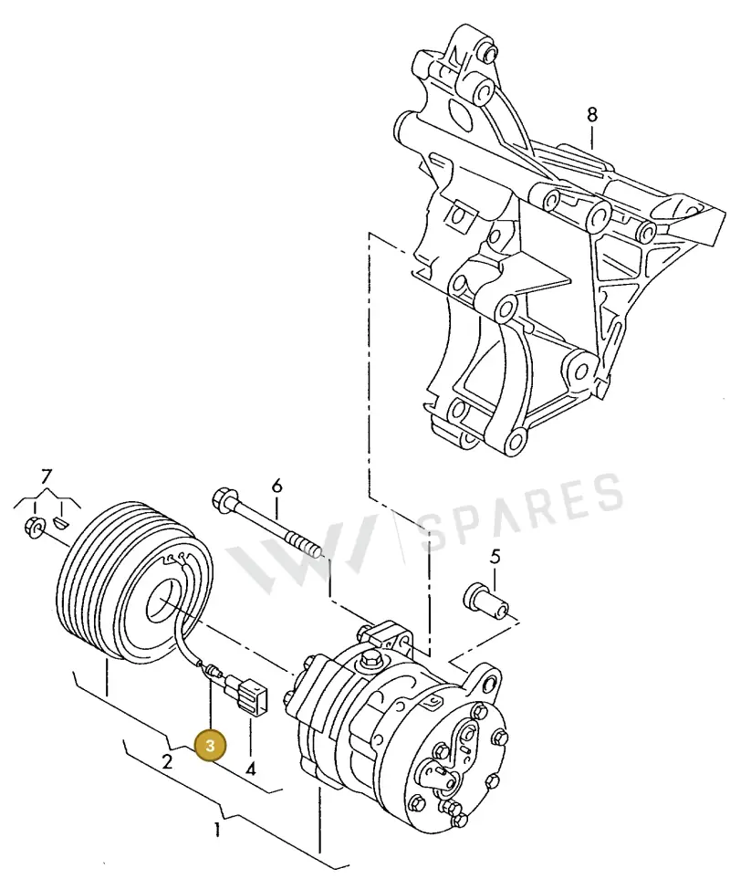 1J0972741B — Volkswagen DIES.-IND.-MOT.1,9>2,0 08> (2007-) diagram 423260000, position 3