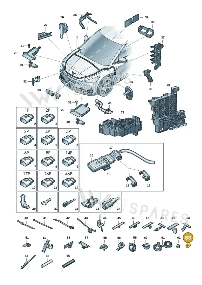 1J0972844 — SEAT CUPRA Tavascan (2023-) diagram 20h971080, position 63