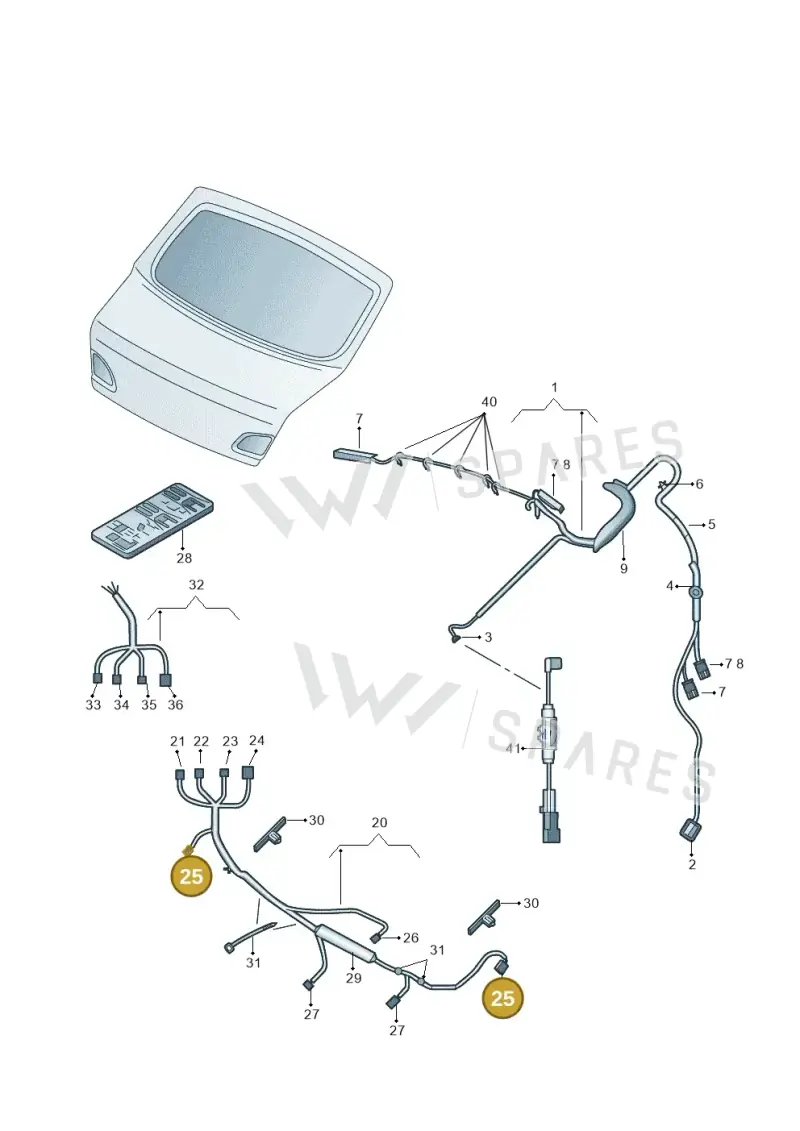 1J0972924 — Skoda Superb (2013-2015) diagram 632972500, position 25