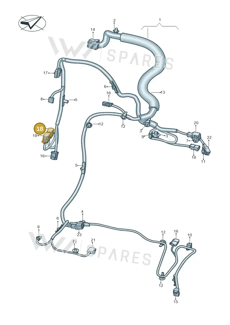 1J0972926 — Volkswagen ID.3 Pro (2019-2024) diagram 10a972027, position 18