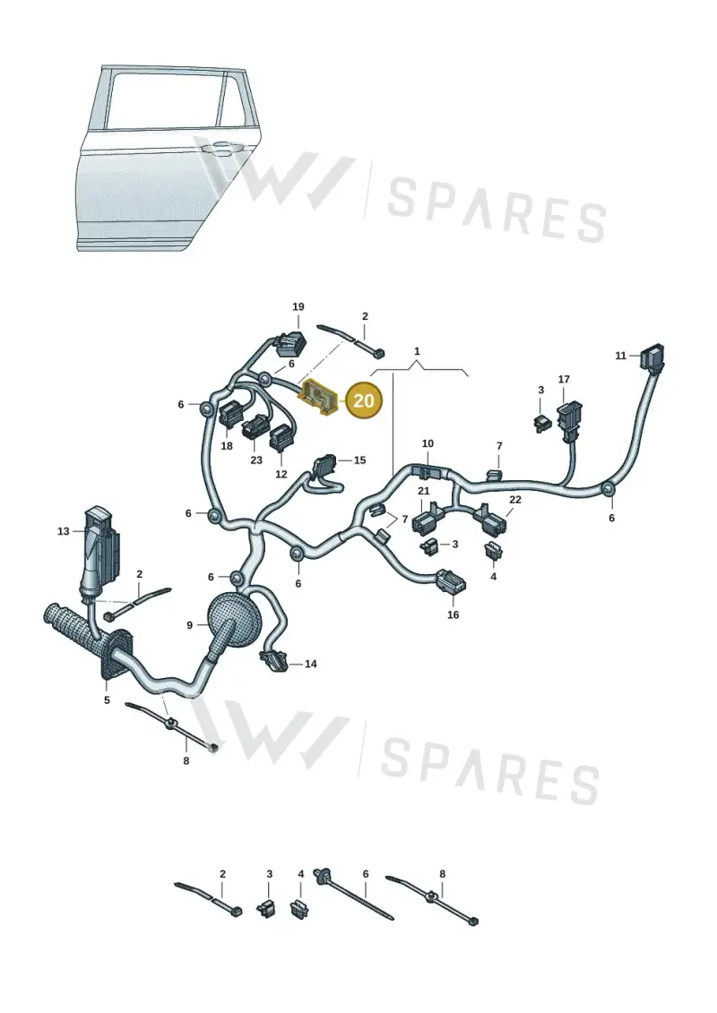 1J0972977D — Volkswagen ID.4 Pro (2020-2023) diagram 11a972037, position 20