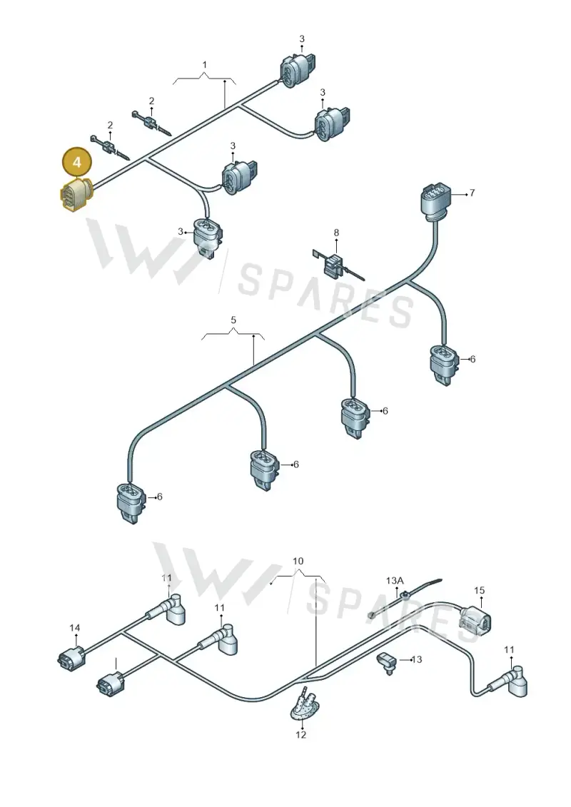 1J0973713 — Volkswagen Amarok twin cab (2022-) diagram 683971900, position 4