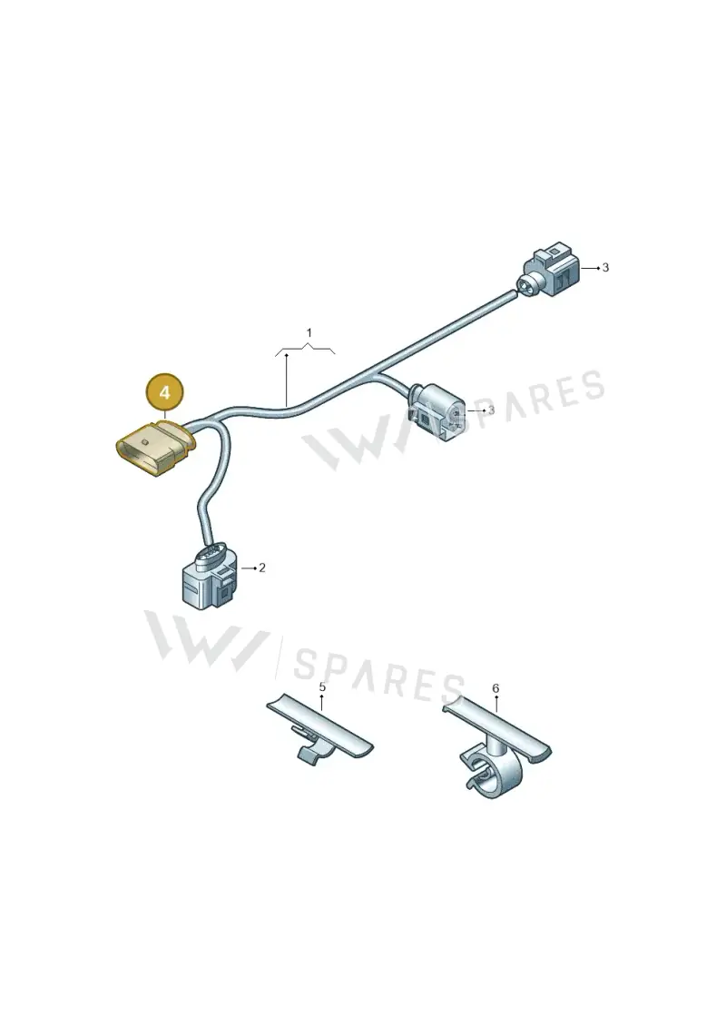 1J0973835 — Volkswagen Up! 1.0 BlueMotion (2016-2023) diagram 723972700, position 4