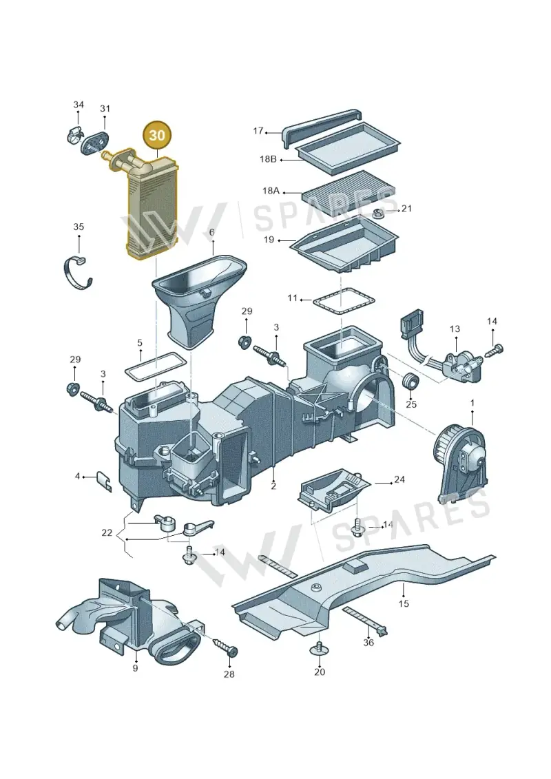1J1819031B — Volkswagen New Beetle             06> (2005-) diagram 194819200, position 30