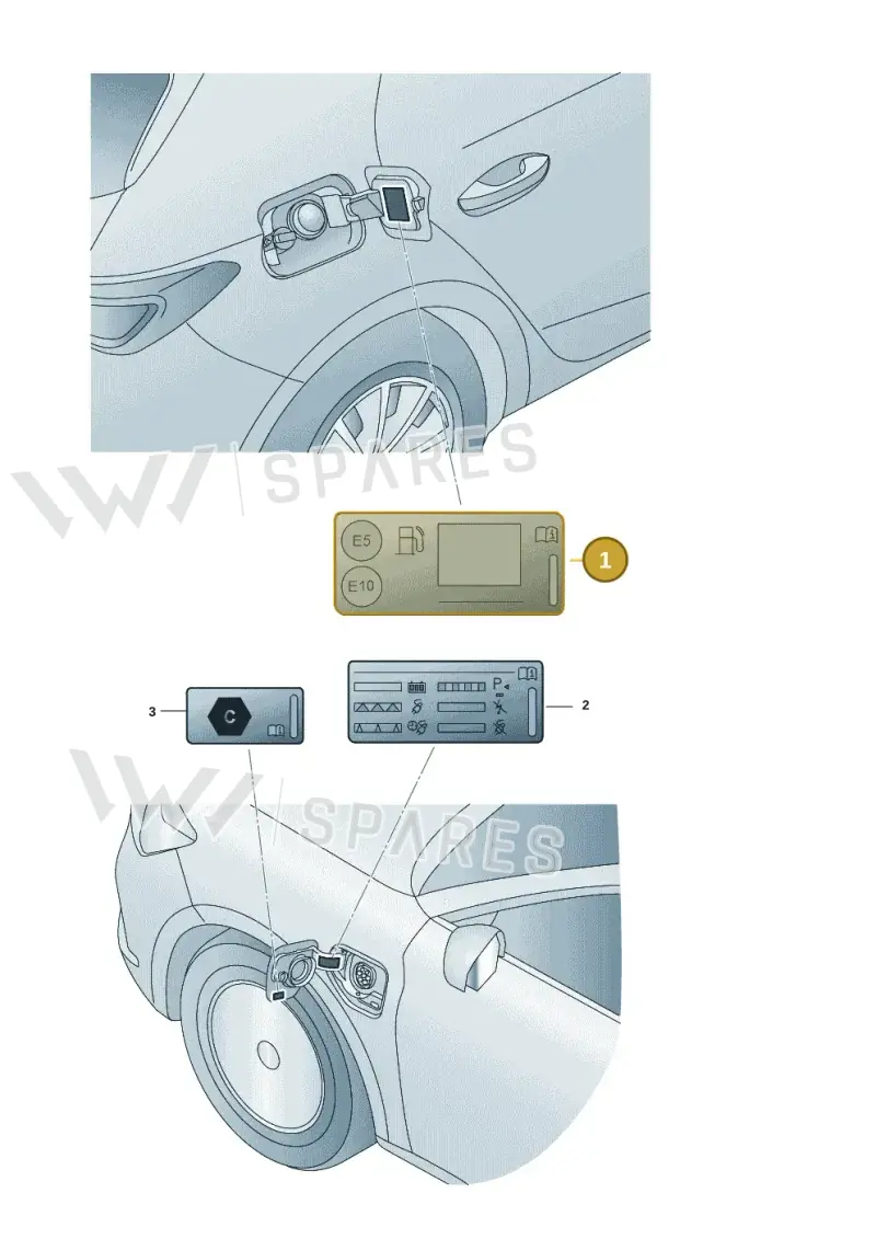1K0010455E — SEAT Tarraco (2018-2024) diagram 5fn010030, position 1