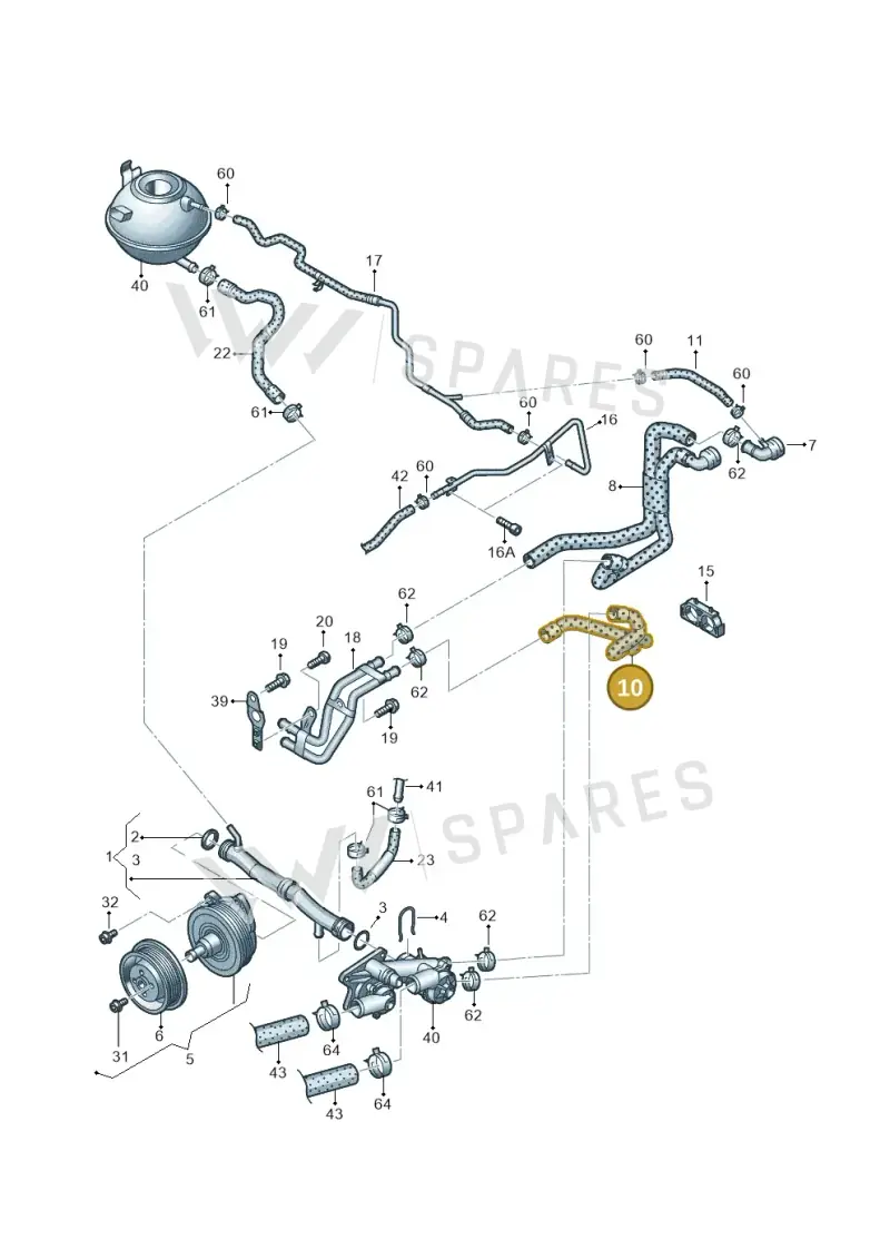1K0121157ED — Volkswagen Beetle (2016-2019) diagram 712121150, position 10
