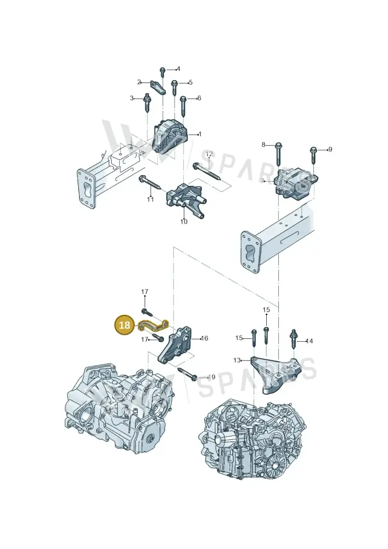 1K0199359F — Volkswagen Beetle (2016-2019) diagram 801199400, position 18