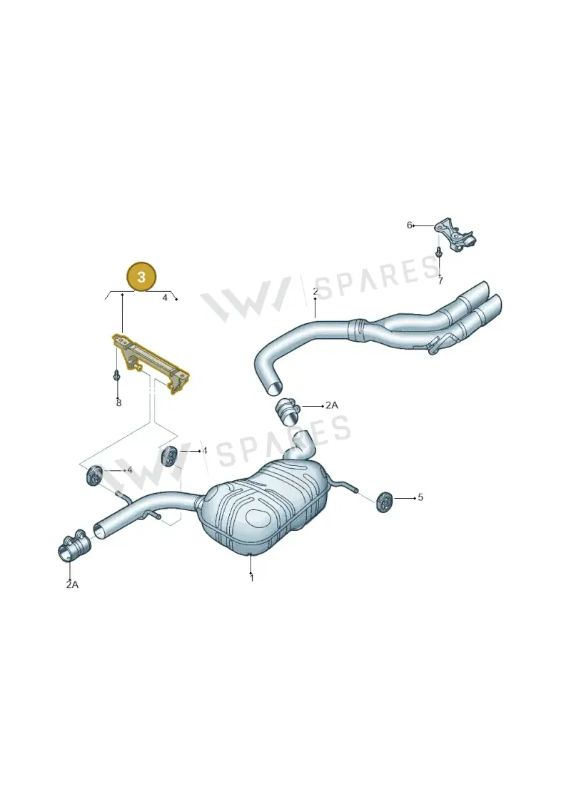 1K0253144AN — Volkswagen Beetle (2016-2019) diagram 715253810, position 3