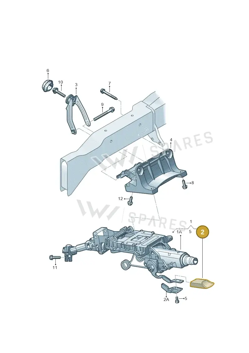 1K0419378 — SEAT Altea XL (2013-) diagram 777419300, position 2