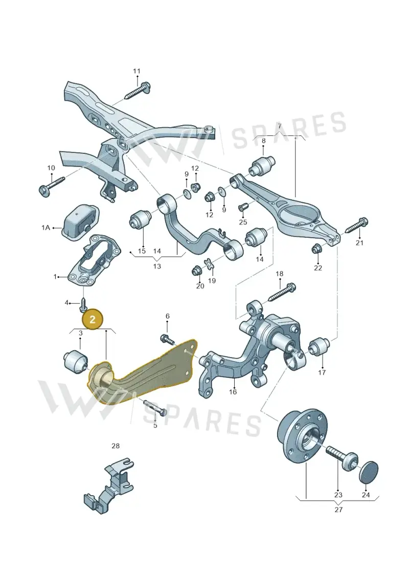 1K0505224K — Volkswagen Beetle (2016-2019) diagram 649505050, position 2