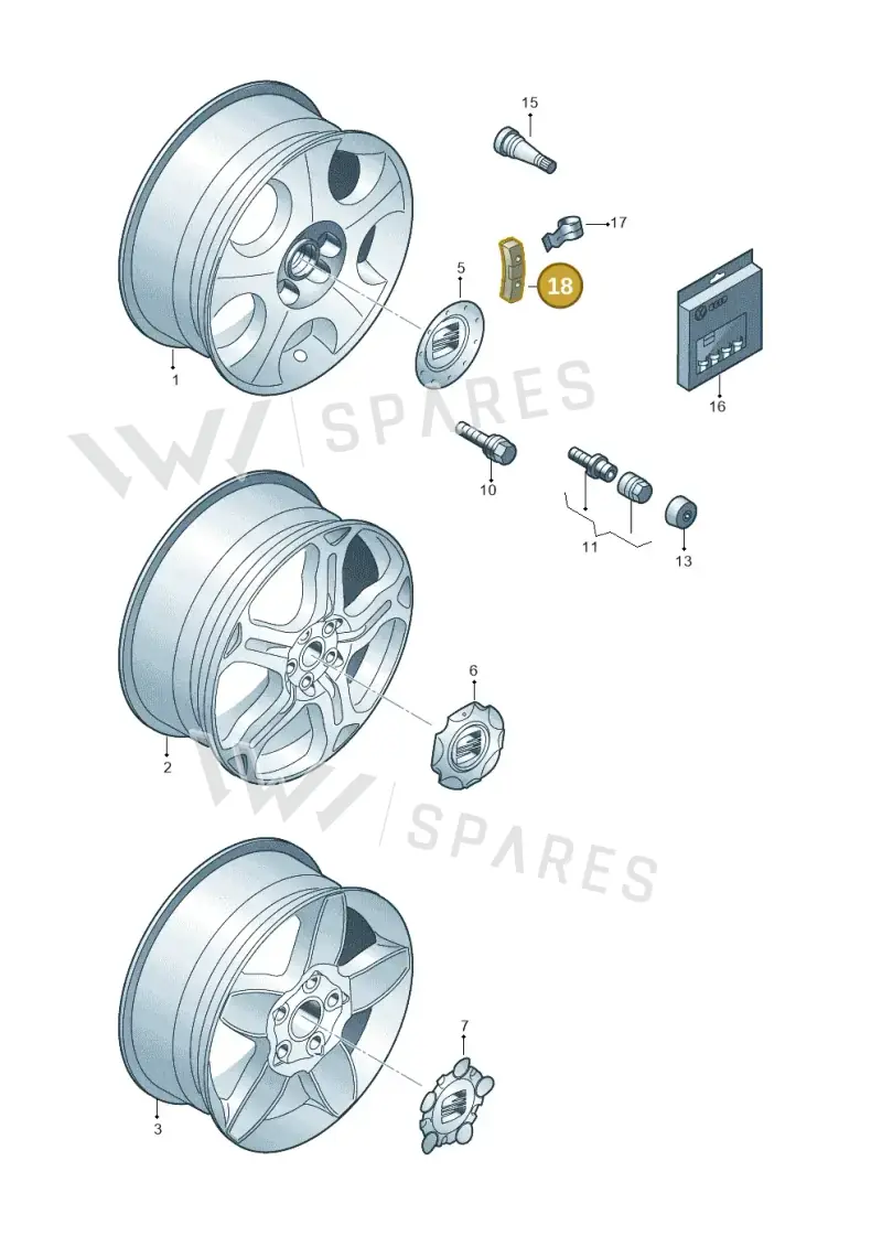 1K0601183B — SEAT ALHAMBRA/4MOTION (2002-2005) diagram 407601500, position 18