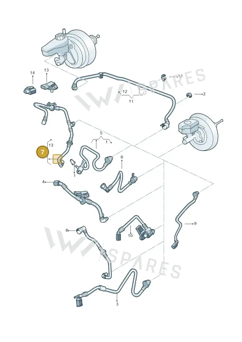 1K0612041HL — Volkswagen Beetle (2016-2019) diagram 715611700, position 7