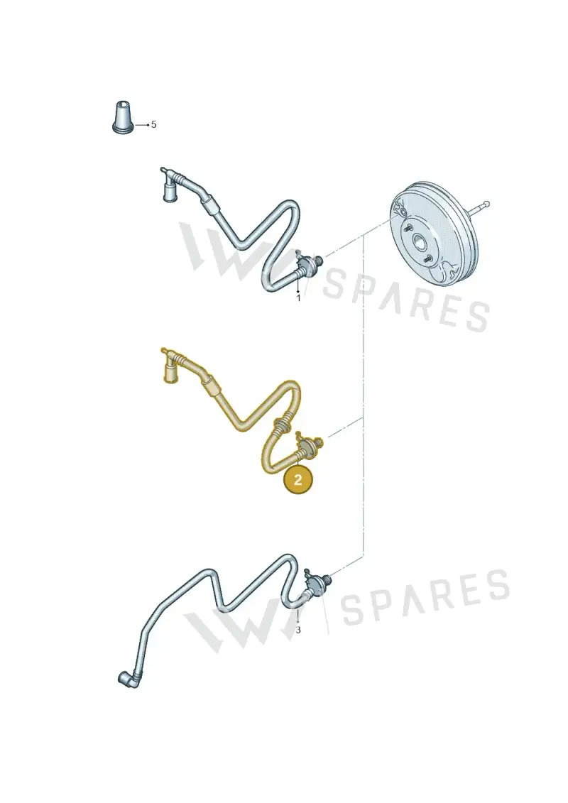 1K0612041HQ — Volkswagen Golf Cabriolet (2011-2016) diagram 718611720, position 2