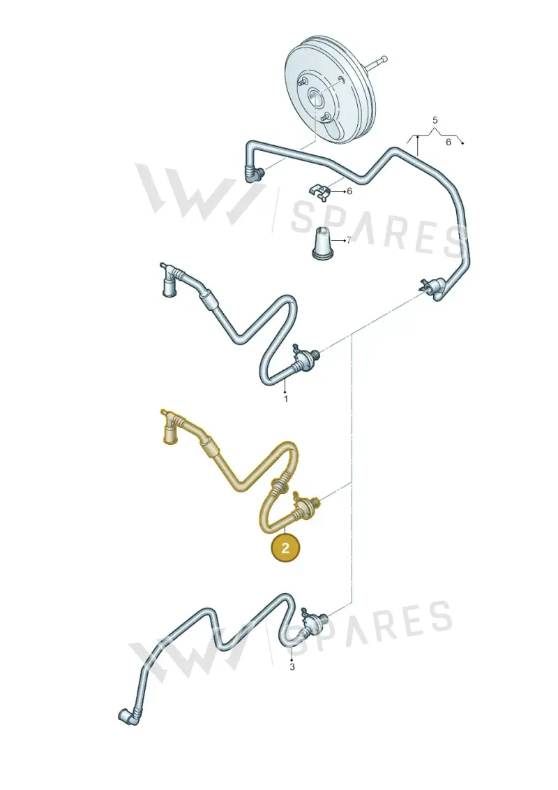 1K0612041HQ — Volkswagen Golf Cabriolet (2011-2016) diagram 718611770, position 2