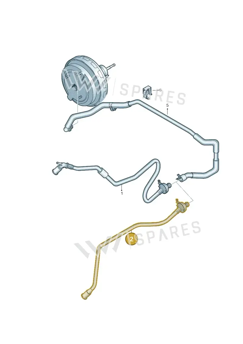 1K0612041HQ — Volkswagen Golf Plus (2011-2014) diagram 730611770, position 2