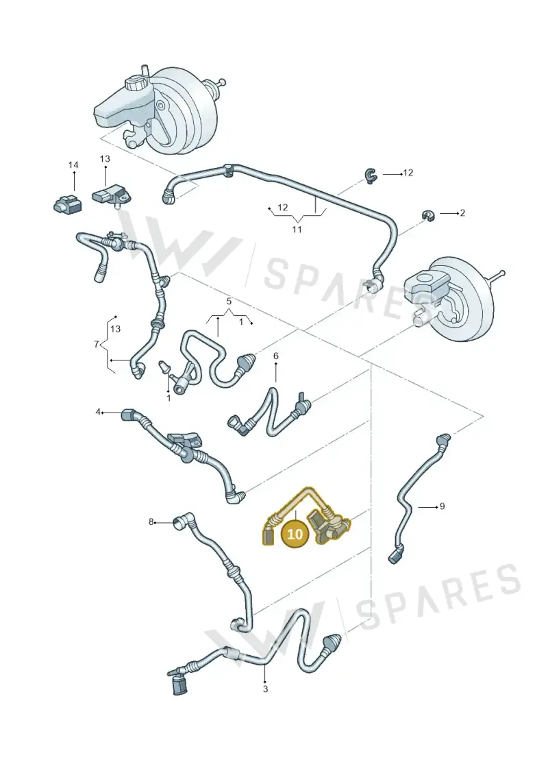 1K0612041JT — Volkswagen Beetle (2016-2019) diagram 715611700, position 10