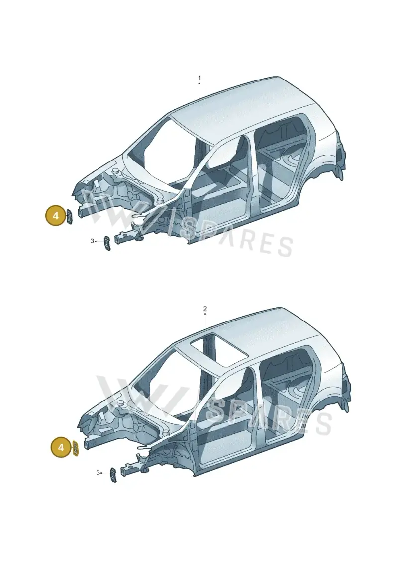 1K0804182B — Volkswagen Golf Plus (2011-2014) diagram 459800000, position 4