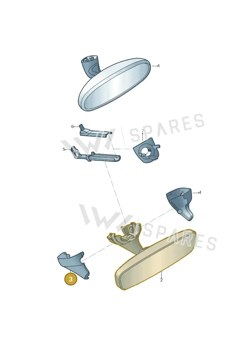 1K08585479B9 — Volkswagen Beetle (2016-2019) diagram 801857400, position 3