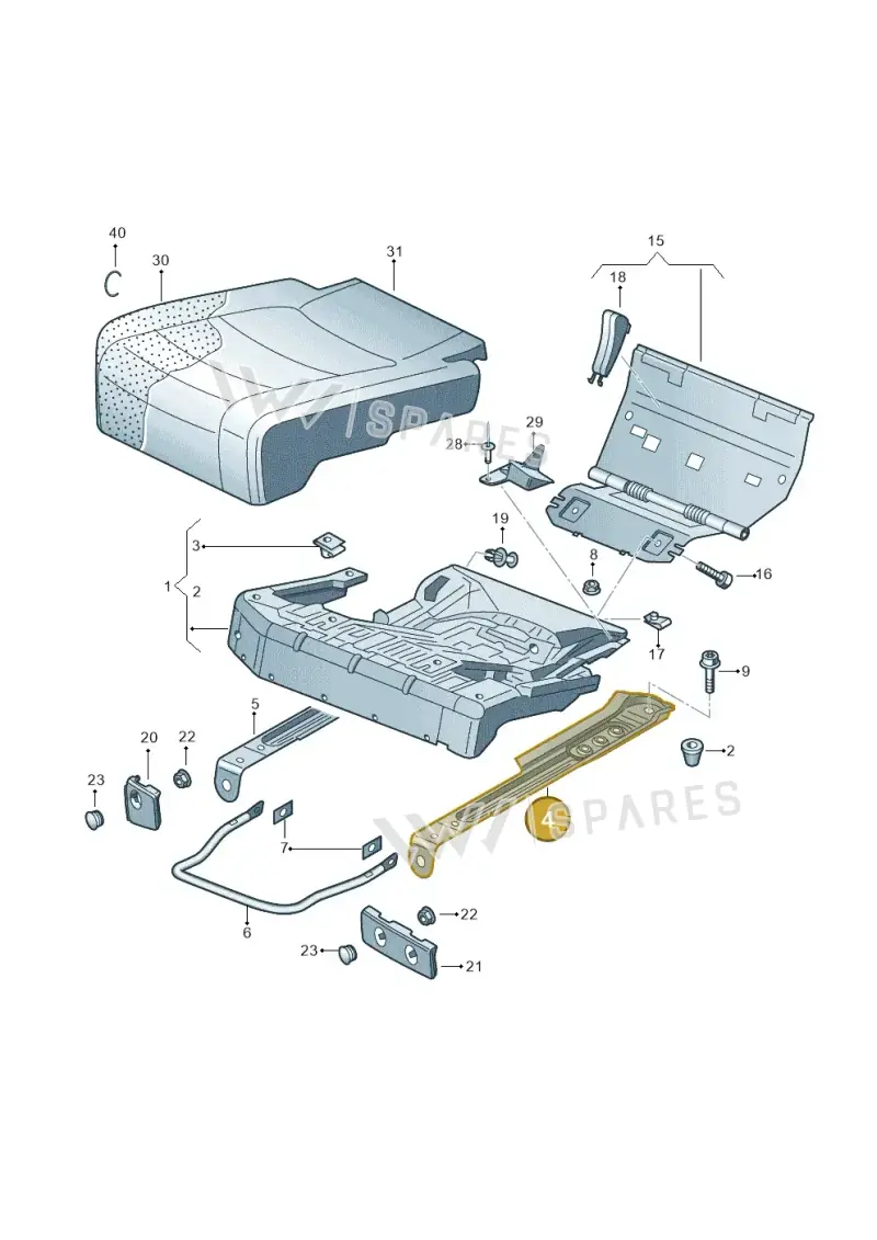 1K0885861AB — SEAT Altea XL (2013-) diagram 459885200, position 4