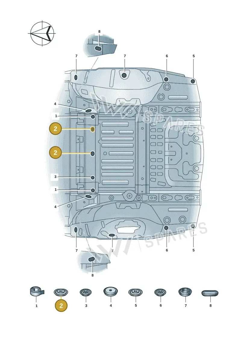 1K0899184 — Volkswagen ID.7 Limousine Pro (2023-) diagram 14b803675, position 2