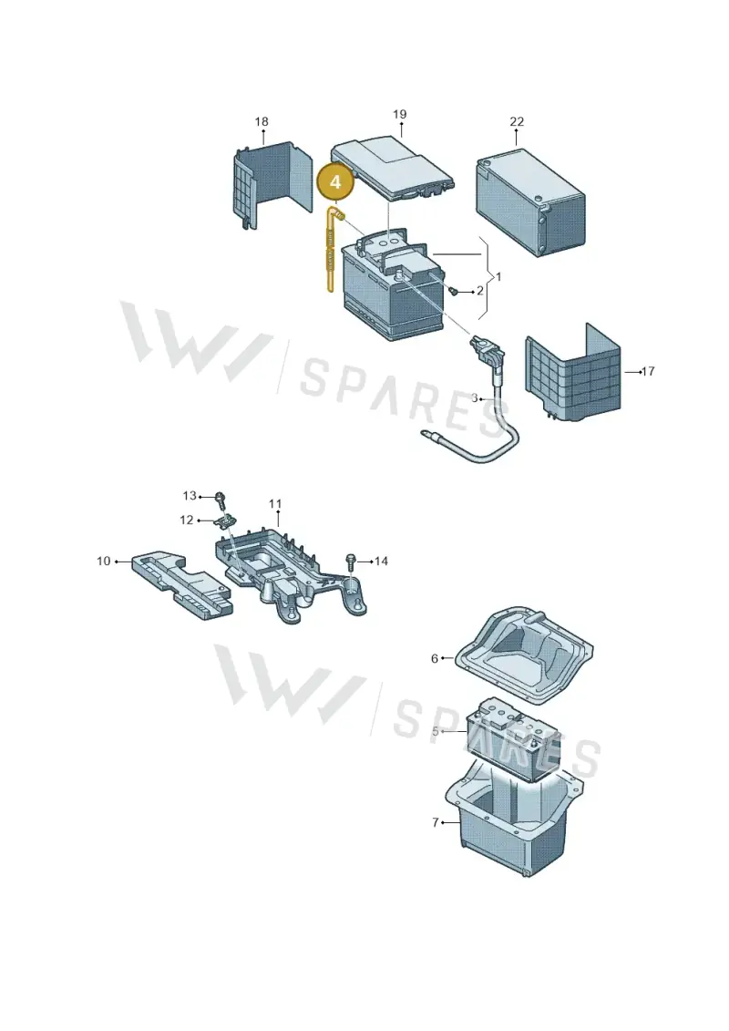 1K0915531 — Audi RS3 Sportback (2011-2012) diagram 646915000, position 4