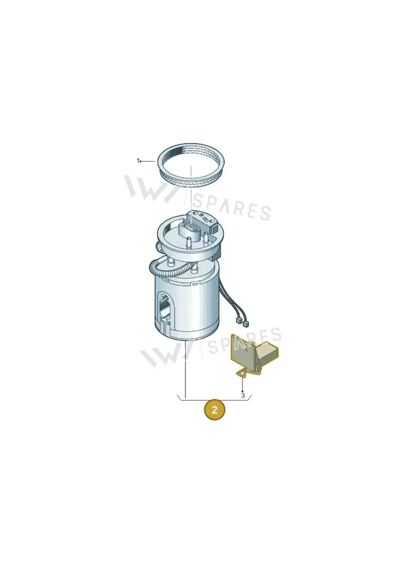 1K0919051DH — Volkswagen New beetle (2011-2016) diagram 715919300, position 2